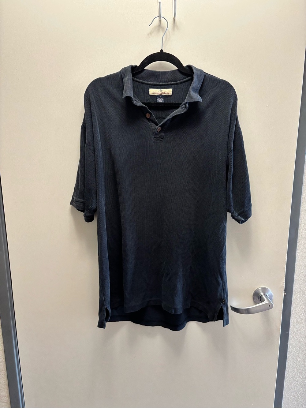 Tommy Bahama Navy Blue Short-Sleeve Polo